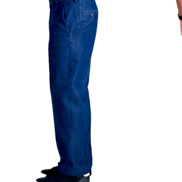 NWT 38 Haggar Flat Front Classic Fit Denim pants - Picture 3 of 12